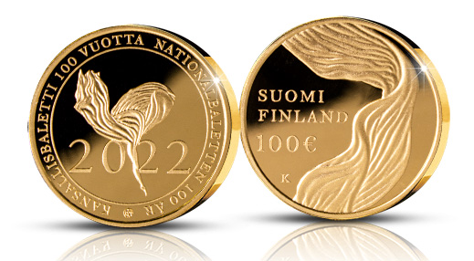 Suomen kansallisbaletti 100 vuotta -kultaraha on loppuunmyyty