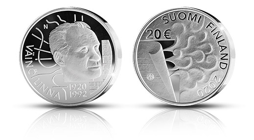 Väinö Linna 100 years commemorative coin