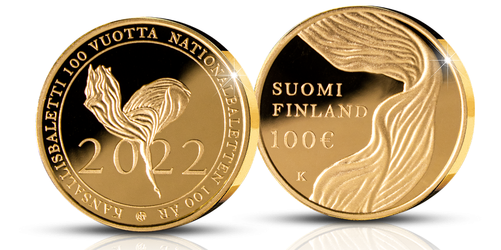 Suomen kansallisbaletti 100 vuotta -kultaraha
